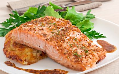 Receta con miel, en esta ocasión salmón.